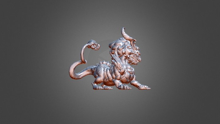Dragon optimizado 3D Model