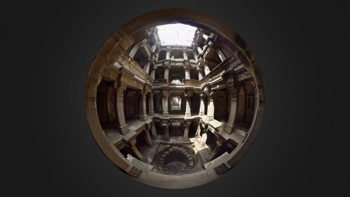 Ashapura Mata Stepwell, Ahmedabad, India 3D Model