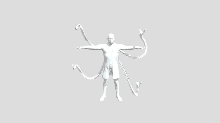 Robot Arm Guy 3D Model