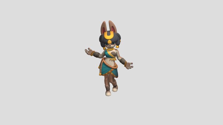 Fight! Olyn Island Ai Baast – Free 3D Model STL