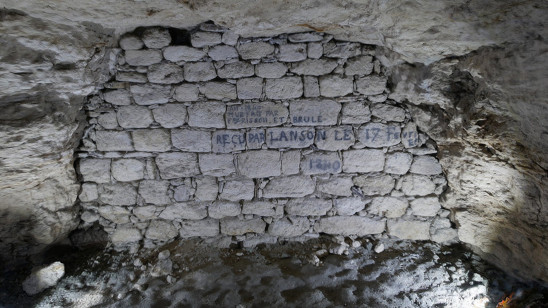 Carrière Orléans 3 - Mur 1840