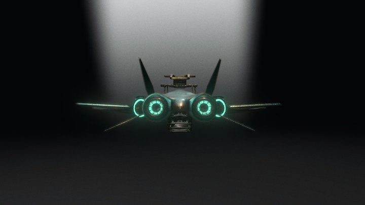 Blu Bird 3D Model