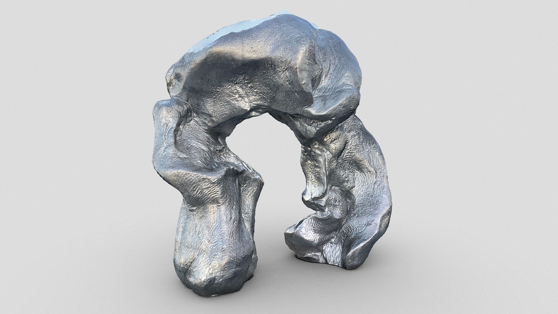 Station F aluminum sculpture (33-ft high)
