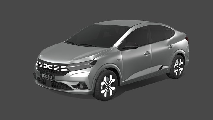 dacia logan xx anniversary 2024 3D Model