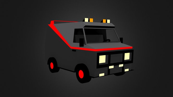 A-Team van 3D Model