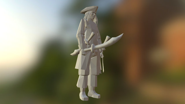 Pirate Jack 3D Model