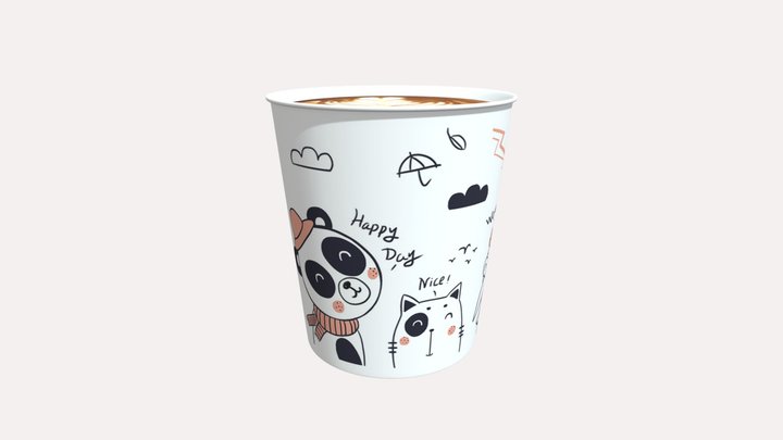 咖啡杯 3D Model