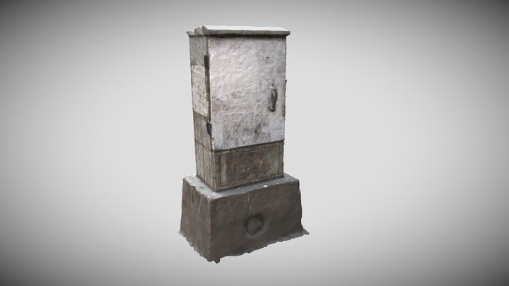 Street Electric Box ( Photogrammetry ) 3D Model