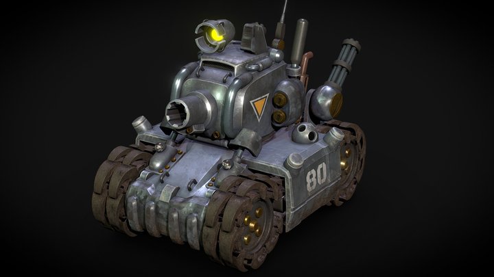Metal Slug Tank 3D Model