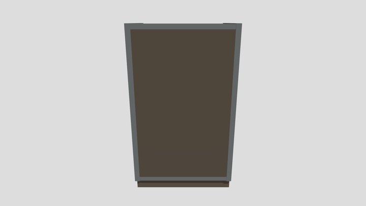 Retro CupBoard 3D Model