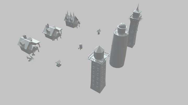 HW Silhouette 3D Model