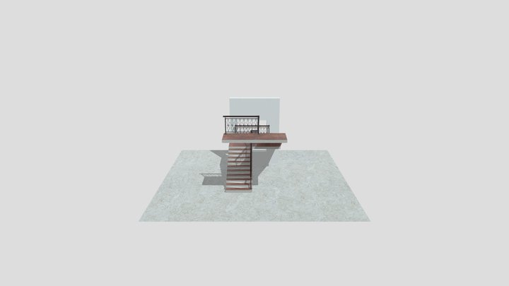 Карасу перила 3D Model