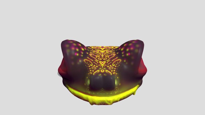 Trippie the Frog 3D Model