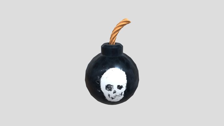 stylized bomb 3D Model