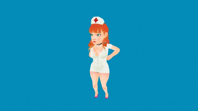 Nurse_Textured 3D Model