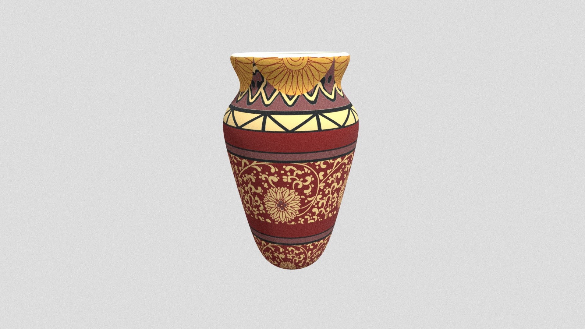 Egyptian / Chinese Fusion Vase1