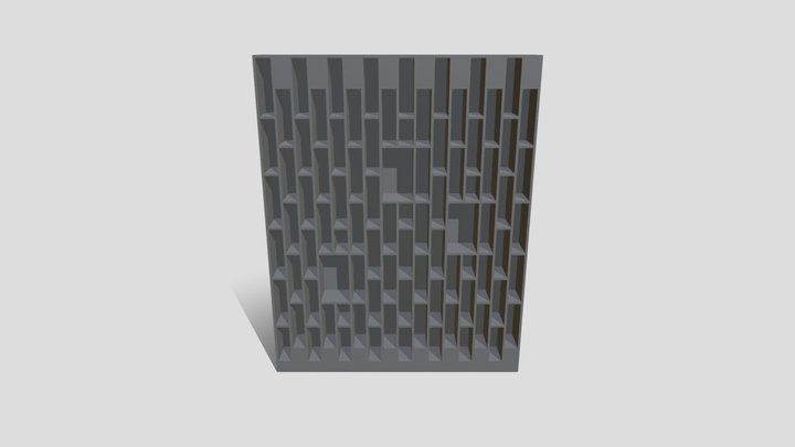 Restaurant Boca - Wijn kast 3D Model