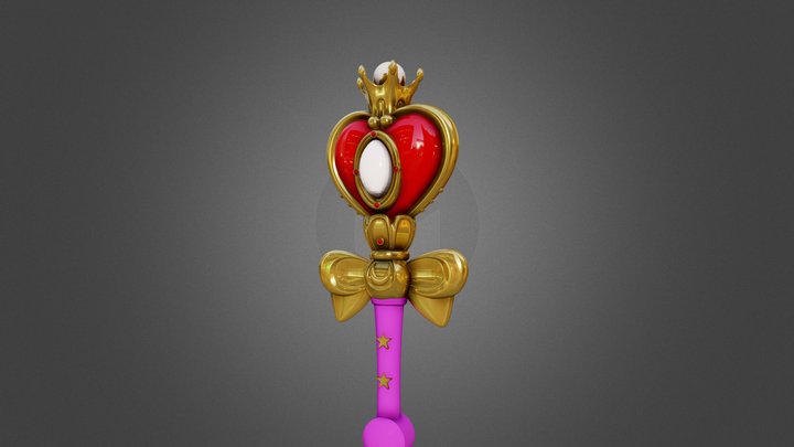 Sailor Moon - magic wand 3D Model