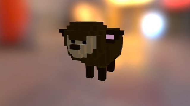 Brown Sheep 3D Model