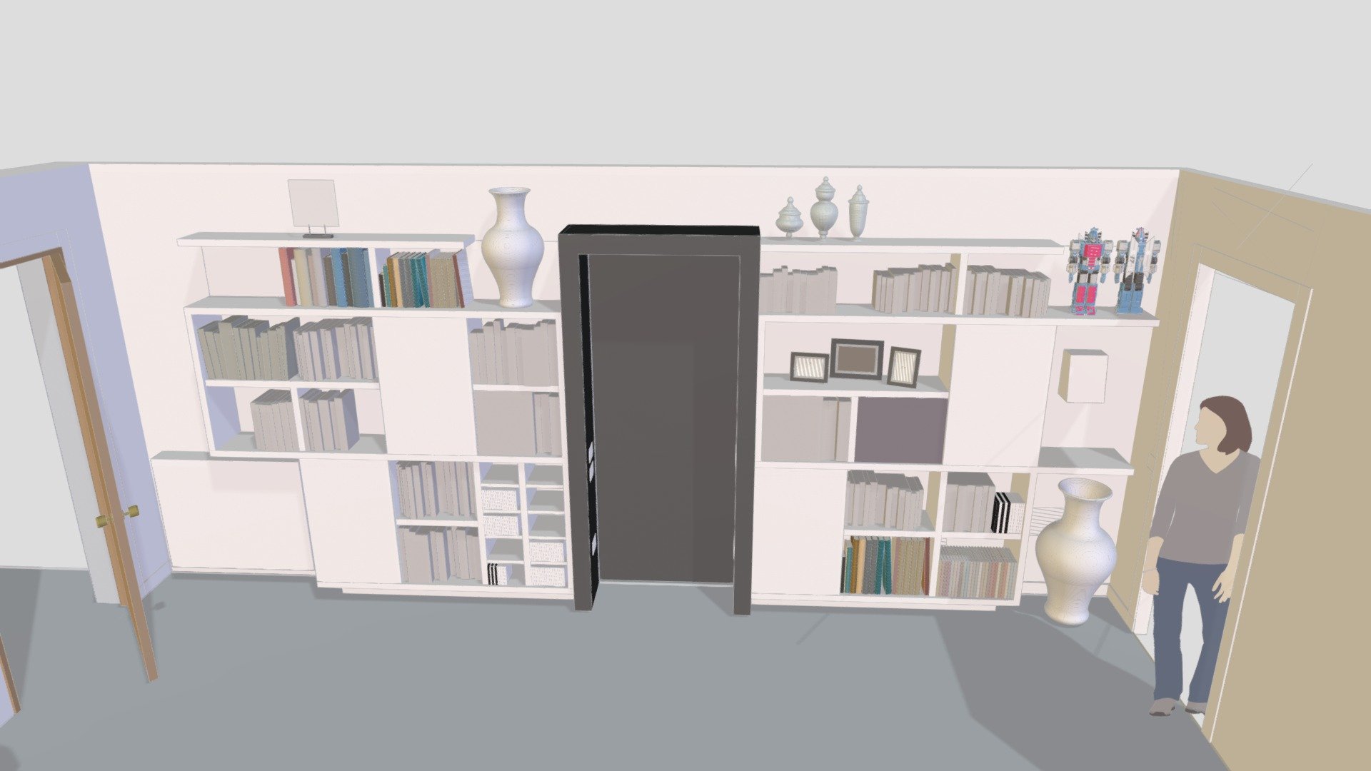 Library - 3D Model By F.virtual [9b2623a] - Sketchfab