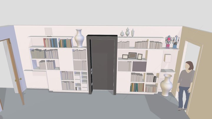 Library 3D Model