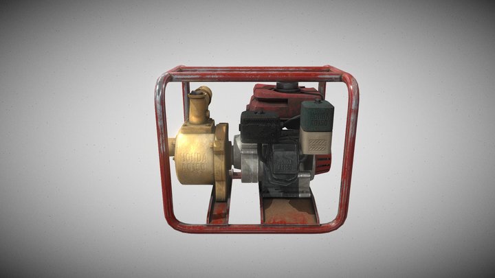 Water Pump 3D Model