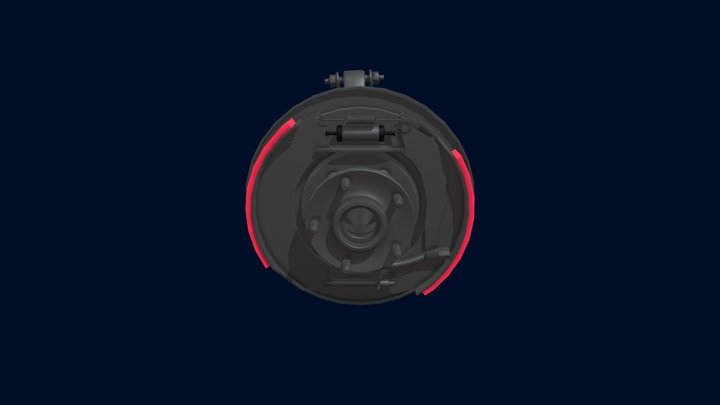 Freno De Tambor 3D Model