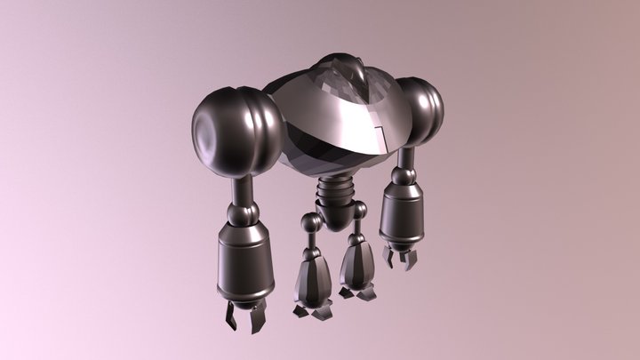 Detailed Robot 3D Model