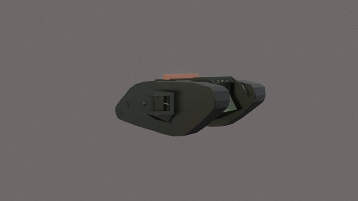 Mark 1 tank 3D Model