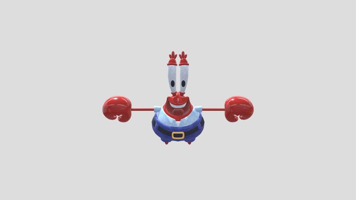 MR KRABS 3D Model