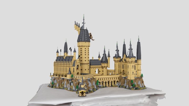 Lego Hogwarts Castle I 3D Model