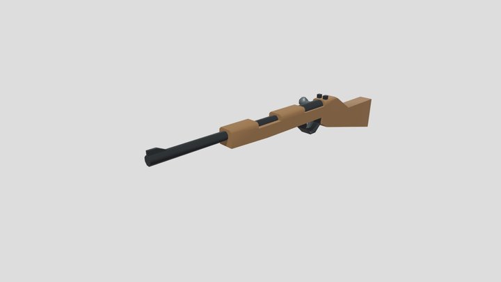 Bolt-Action Carbine 3D Model