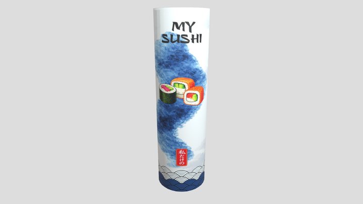 MY SUSHI FIRST TEST 3D Model