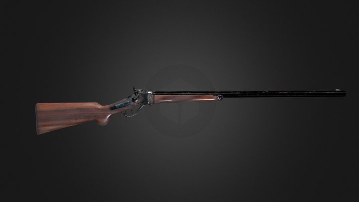 Sharp 1874 Rifle 3D Model