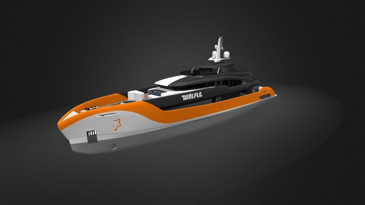 Yacht 3D Model