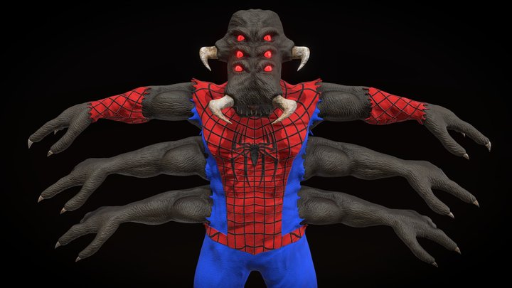 Man-Spider 3D Model