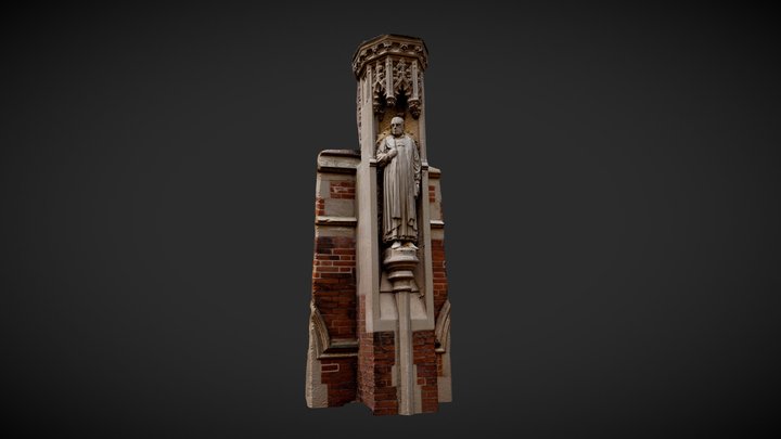 Statue on trinity St 3D Model