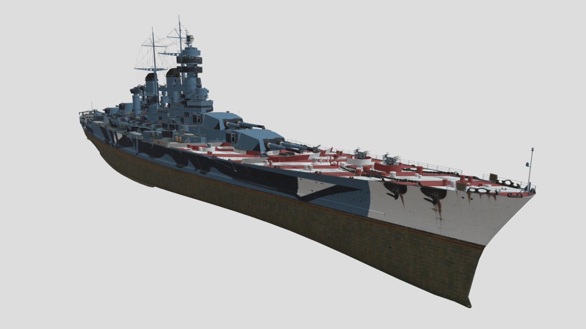 Italian Battleship Francesco Morosini
