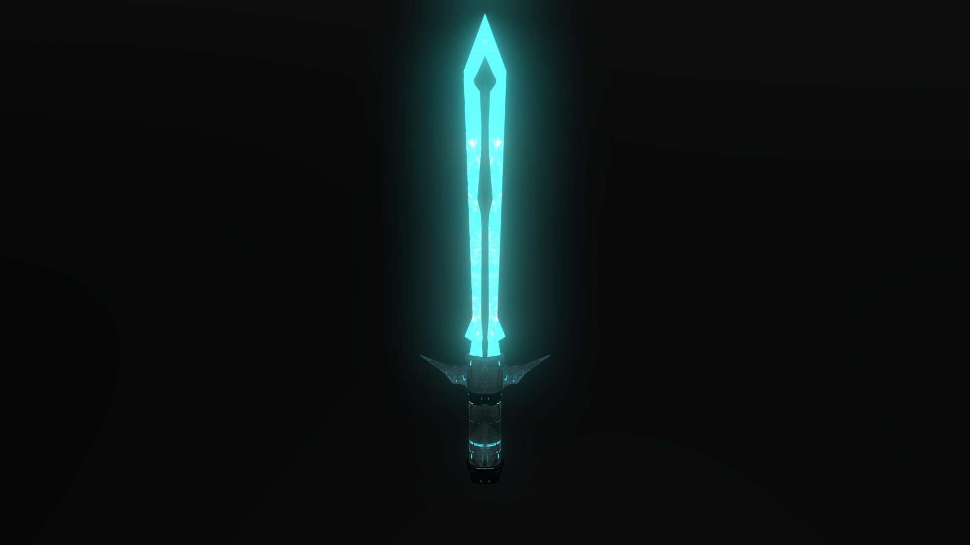 frozen sci-fi sword
