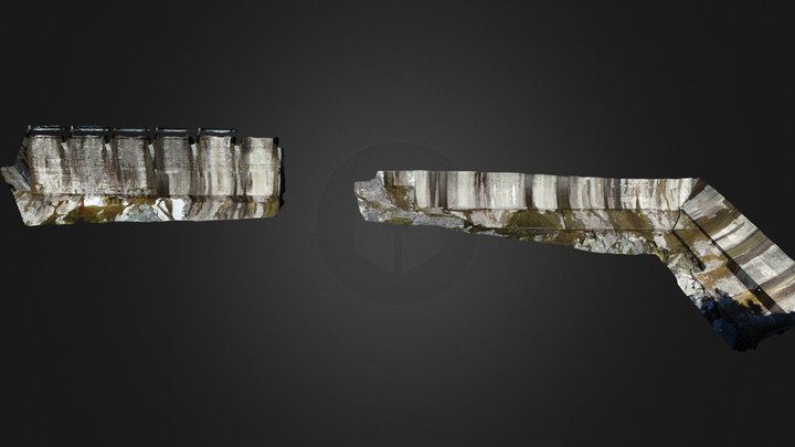 Powell Lake Dam Close Up 3d Mesh 2018/2 3D Model