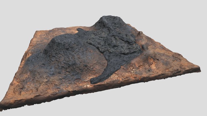 Complejo de cono de Escorias 3D Model