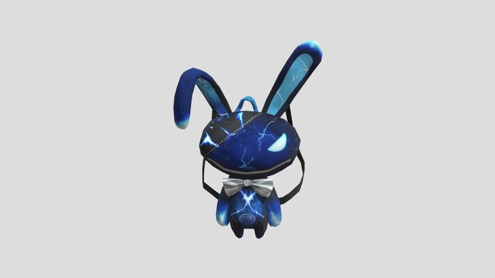 Electrify Bunny Free Fire Backpack 3D Model
