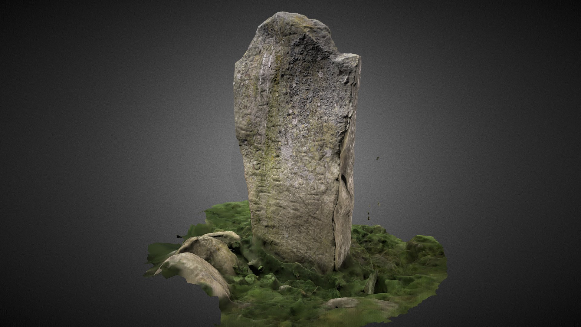 Latin inscribed Medieval standingstone, Yarrow