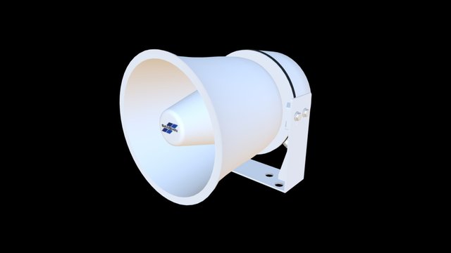 SANSHIN EHV-S130 ELECTRONIC HORN IP56 3D Model