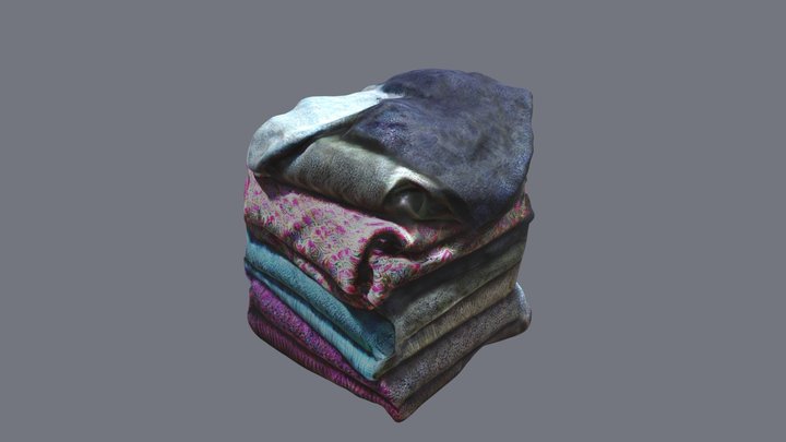 pile of clothes – Free 3D Model STL