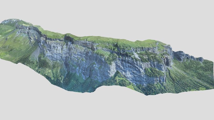 Flimserstein GR, Heliscan 3D Model