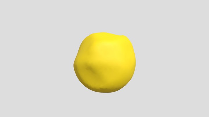 Golden Garbage Bag 3D Model
