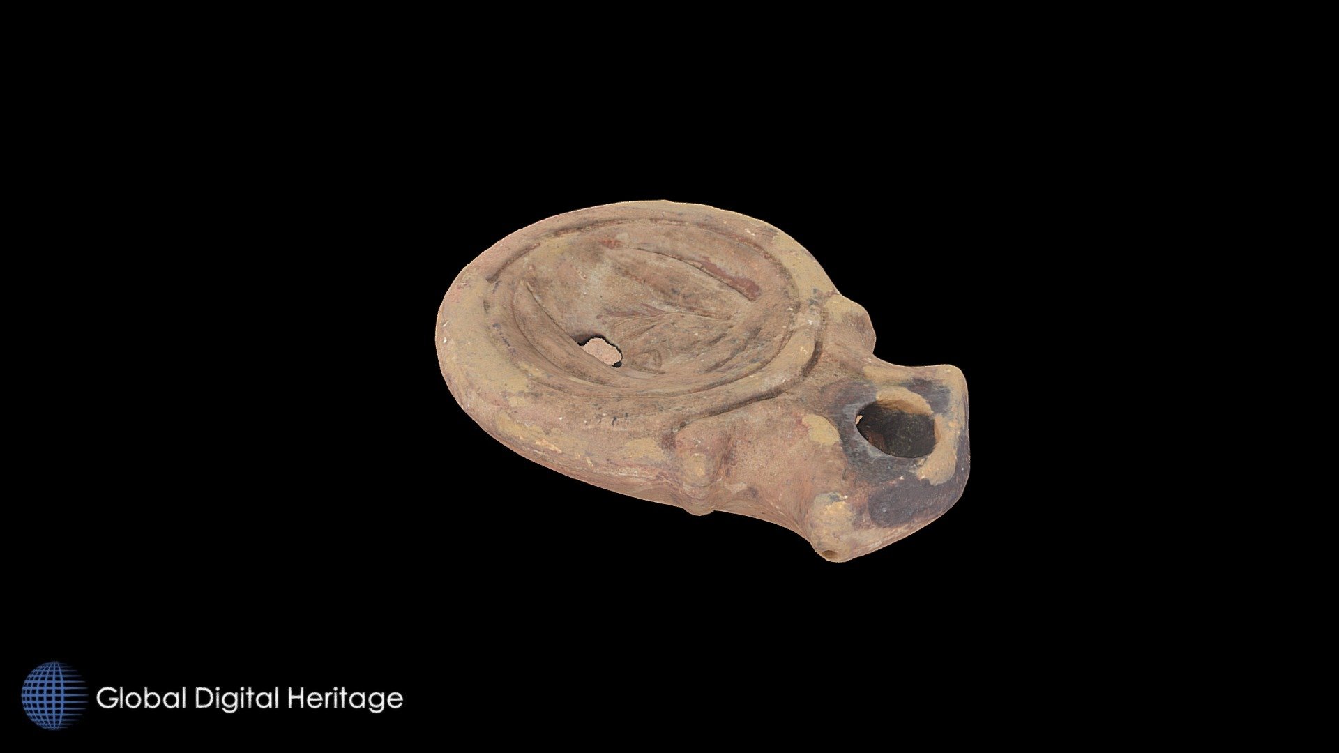 Antique Roman Lucerna from Ilidža, Bosnia