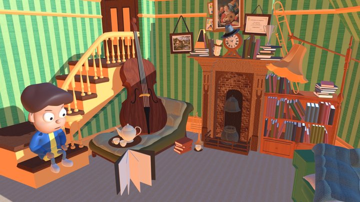 Roger's Room 3D Model