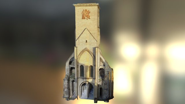 Tour Charlemagne - Tours (37) 3D Model